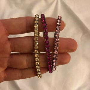 Swarovski Crystal Bracelets (set of 3)